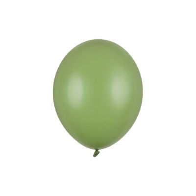 10 PZ Palloncini lattice strong colore VERDE SALVIA Pastello da 30 cm