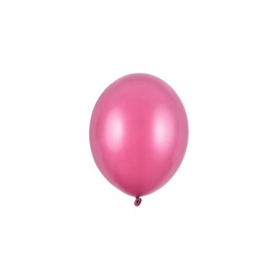 100 PZ Palloncino Palloncini Lattice 12 cm ROSA SHOCKING Metallic