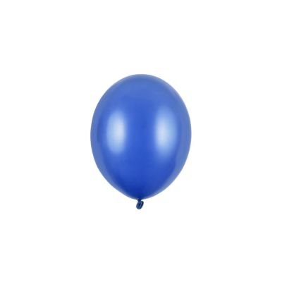 100 PZ Palloncino Palloncini Lattice 5 Pollici 12 cm BLU metallic