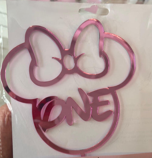 Cake Topper Minnie – Numero Personalizzato