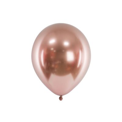 10 PZ Palloncino Palloncini Lattice 30 cm GLOSSY ROSA GOLD