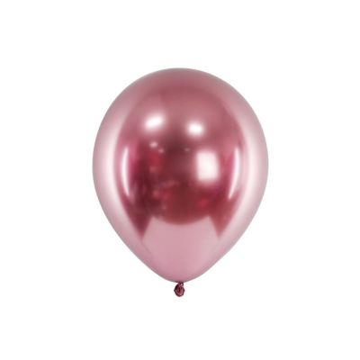 50 PZ Palloncino Palloncini Lattice 30 cm GLOSSY ROSA GOLD