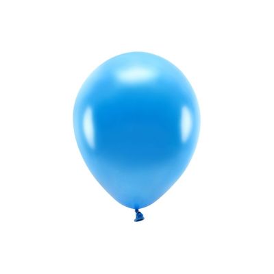 100 PZ Palloncino Palloncini lattice ECOLOGICO 26 cm BLU METALLIC
