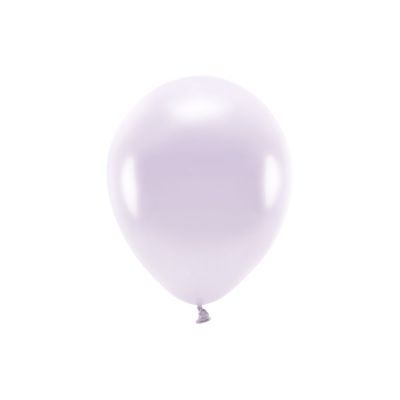 100 PZ Palloncino Palloncini LATTICE ECOLOGICO 30 cm LILLA METALLIC