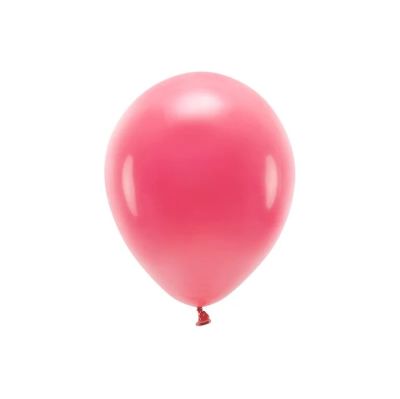 10 PZ Palloncino lattice ECOLOGICO 26 cm colore ROSSO CHIARO