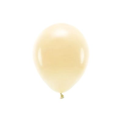 10 PZ Palloncino lattice ECOLOGICO 26 cm colore PESCA CHIARO