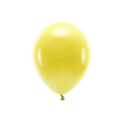 10 PZ Palloncino lattice ECOLOGICO 26 cm colore GIALLO