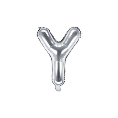 Palloncino FOIL MYLAR ARGENTO lettera Y cm 35