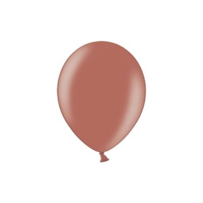 50 PZ Palloncino Palloncini Lattice 27 cm TERRA DI SIENA metallic