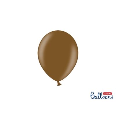 100 PZ Palloncino Palloncini Lattice 12 cm MARRONE CIOCCOLATO metallic