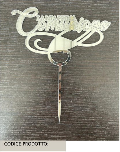 Cake Topper Plexiglass - Comunione
